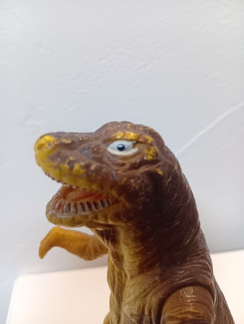 【当時物・希少・昭和レトロ】チラノザウルス　日東河田ソフト怪獣シリーズ