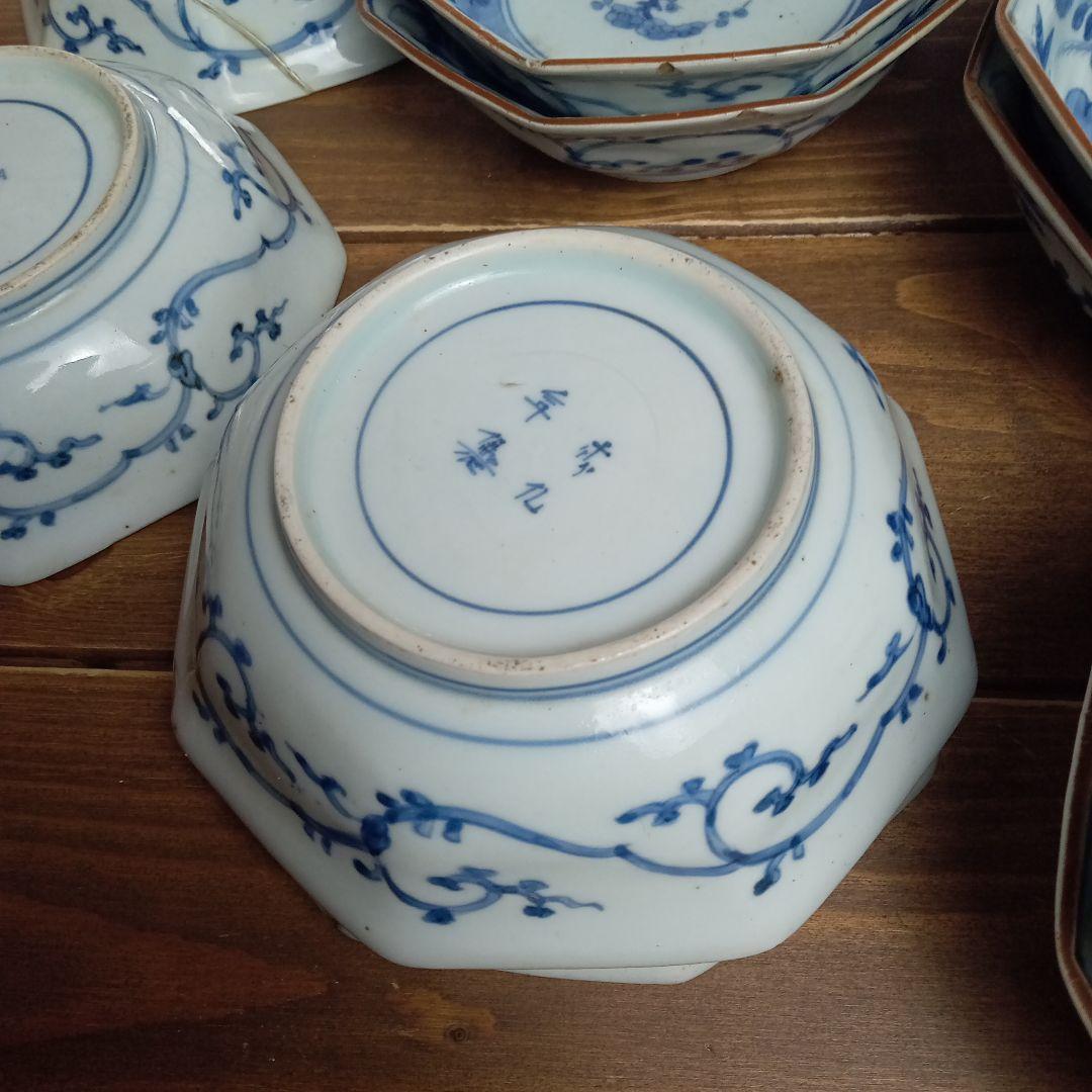 明治伊万里　真酢皿18枚　E−666