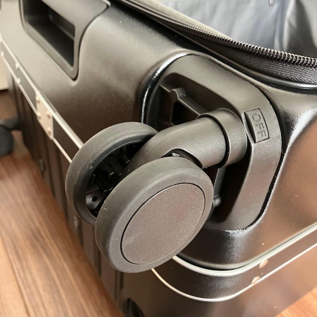 スーツケース 片開き 軽量 Lサイズ 90L 7~9泊 ブラック TSAロック