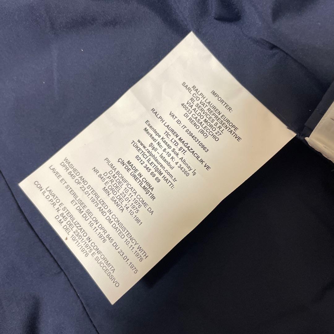 【新品未使用】RLX アールエルエックス ダウンベスト ネイビー L