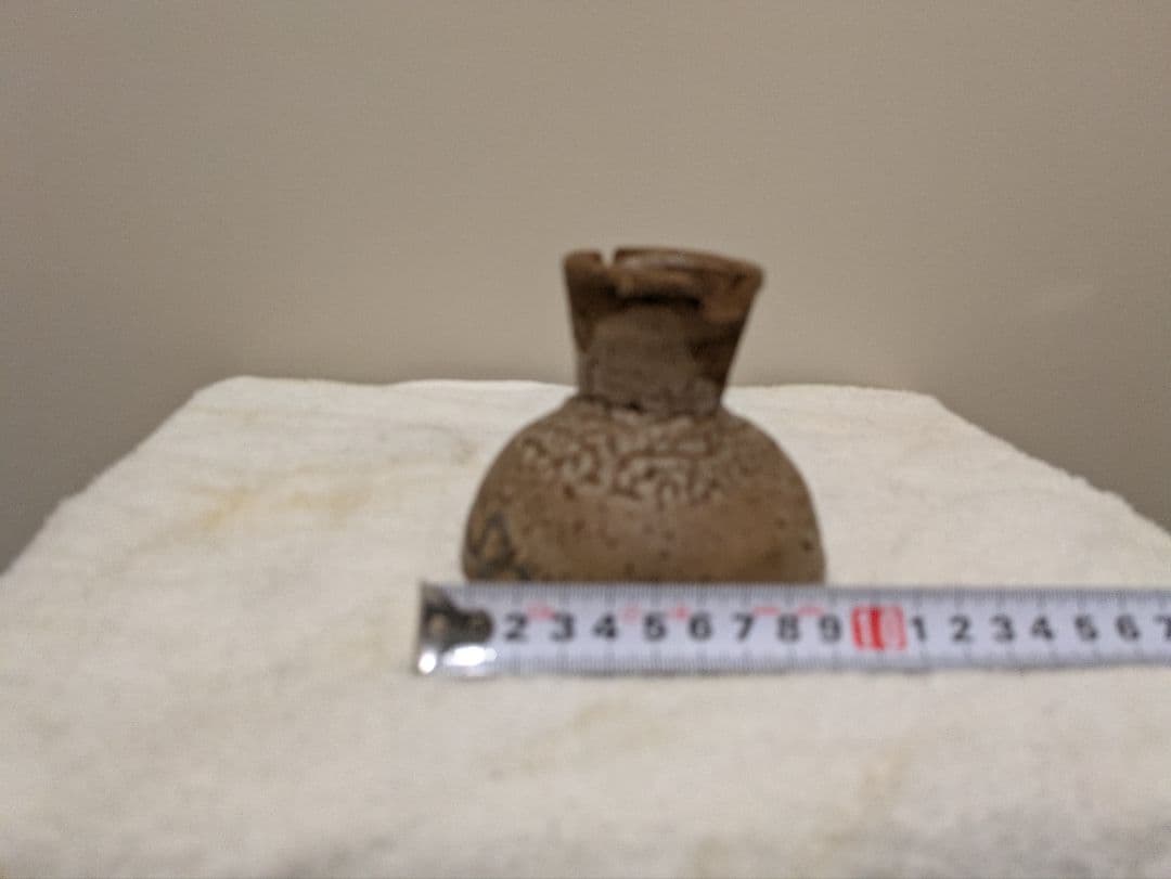 江戸時代　古唐津　馬上盃　絵唐津　割高台　時代箱　骨董品　時代物　唐津焼