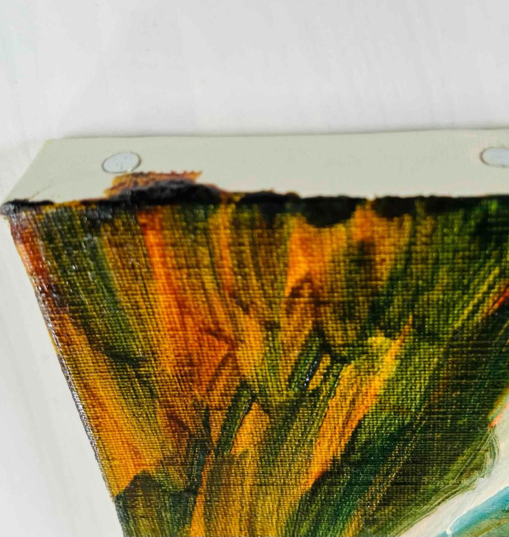 38×46㎝「ビリビリうんちだった」F8・原画・油彩