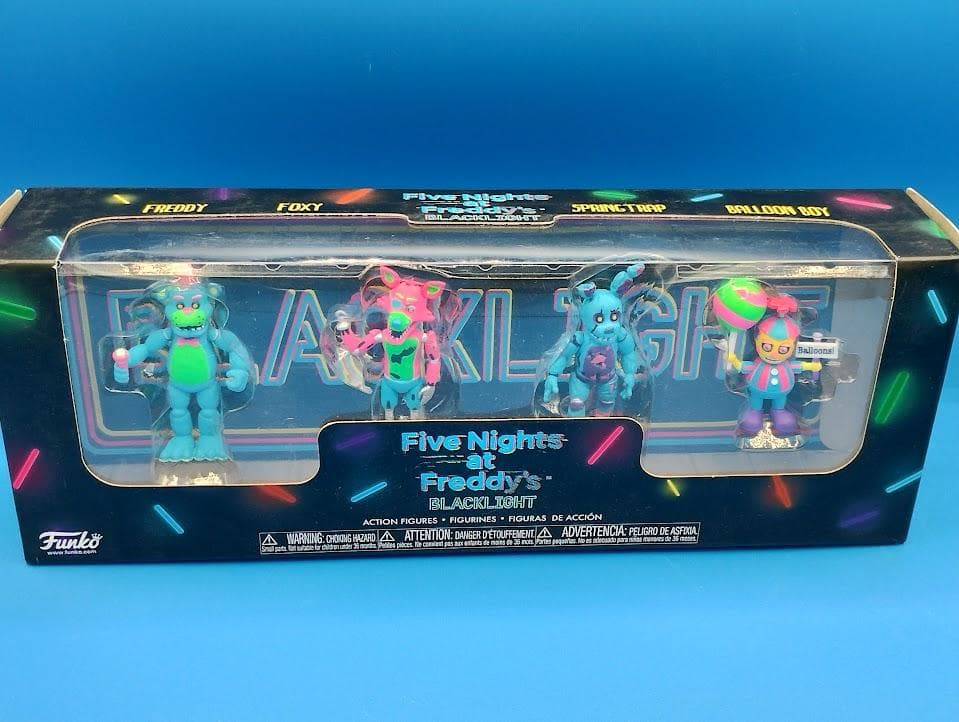 正規品 FNAF ブラックライト ミニフィギュア 8体セット ファンコ