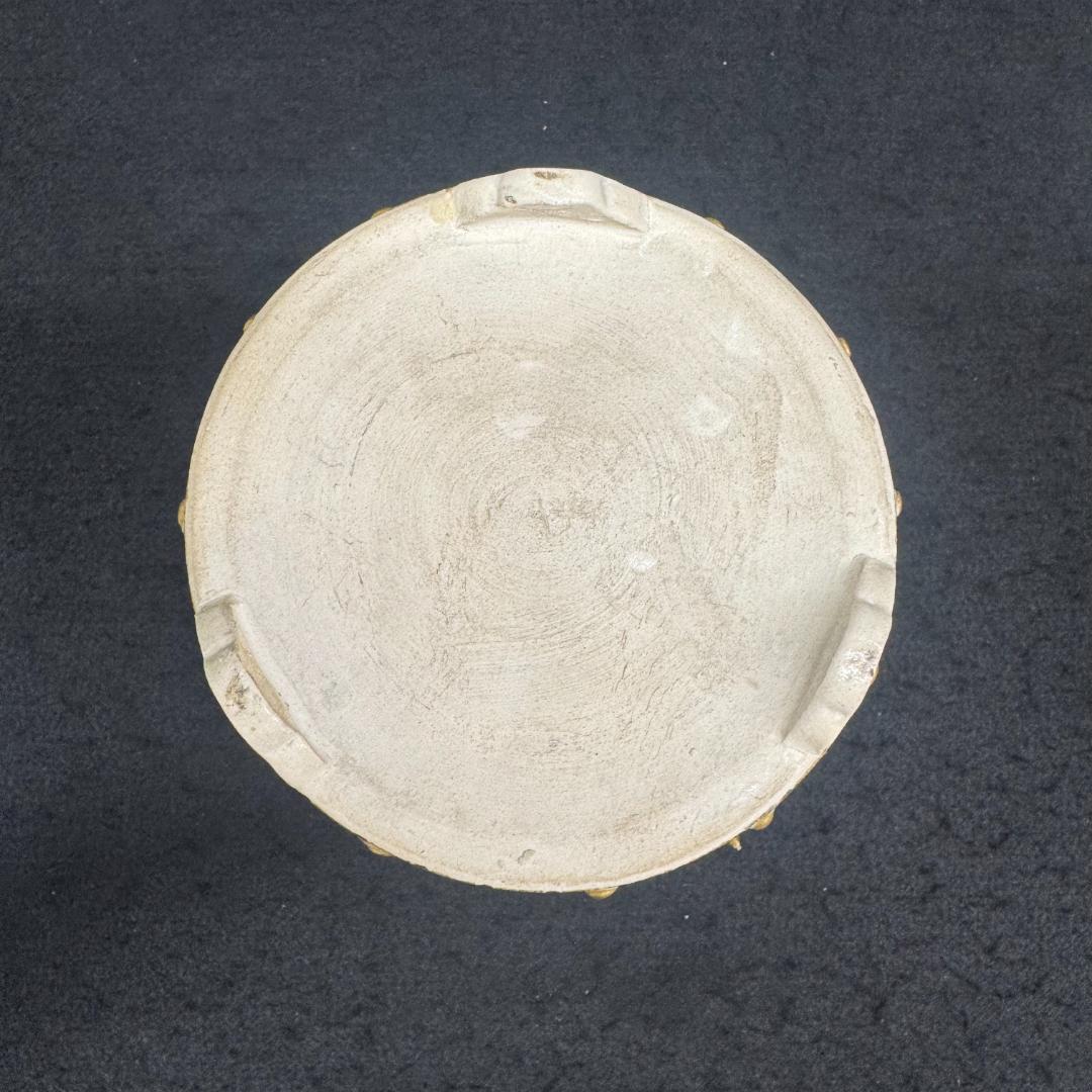 希少！薩摩焼 武将図 金彩香炉 獅子摘 古薩摩 箱付 名家旧蔵 明治時代 耳キズ