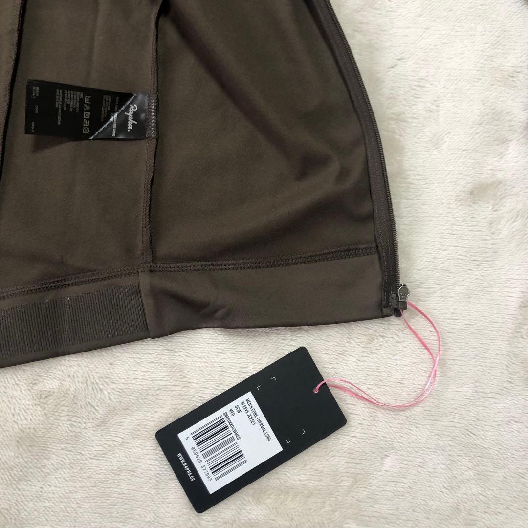 Raphaラファ メンズコアロングスリーブジャージMディープコーヒー 新品未使用