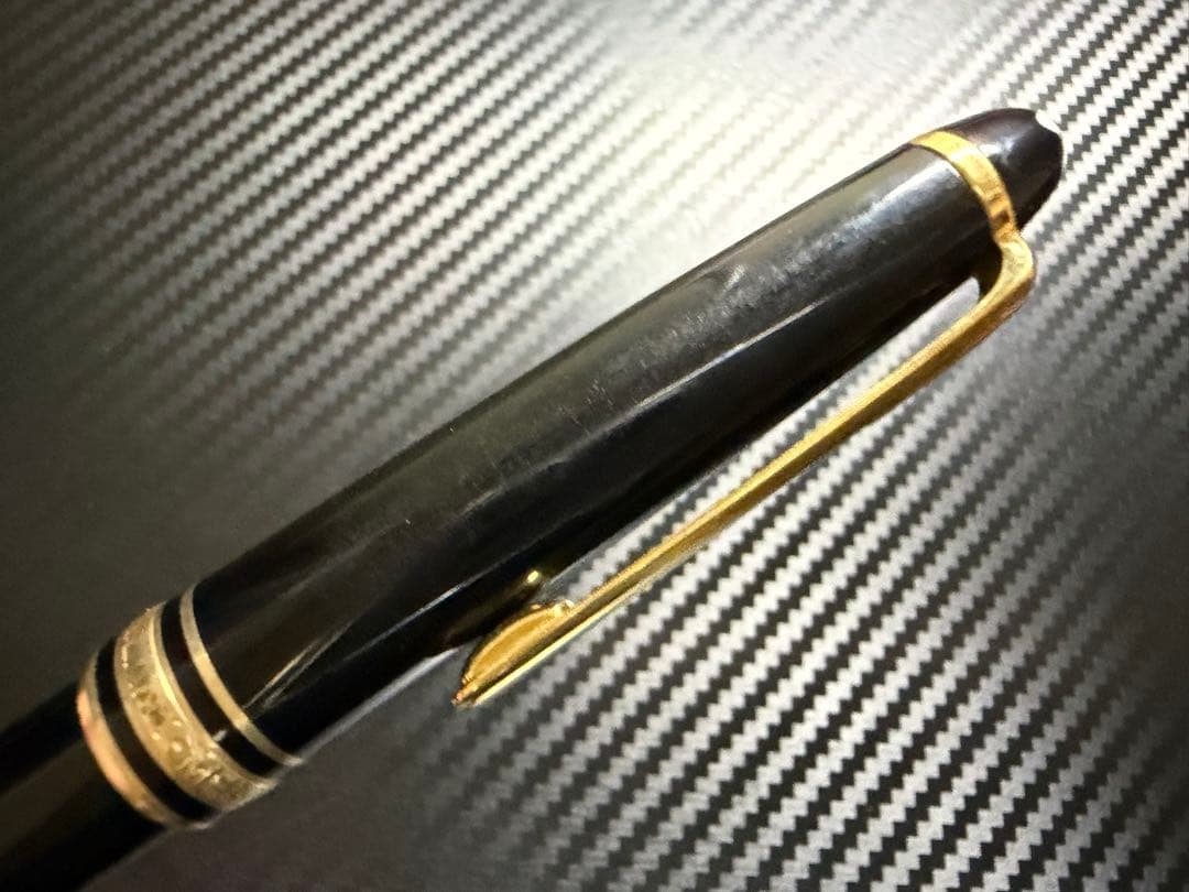 美品 Mont Blanc マイスターシュテュック 164 ボールペン ブラック