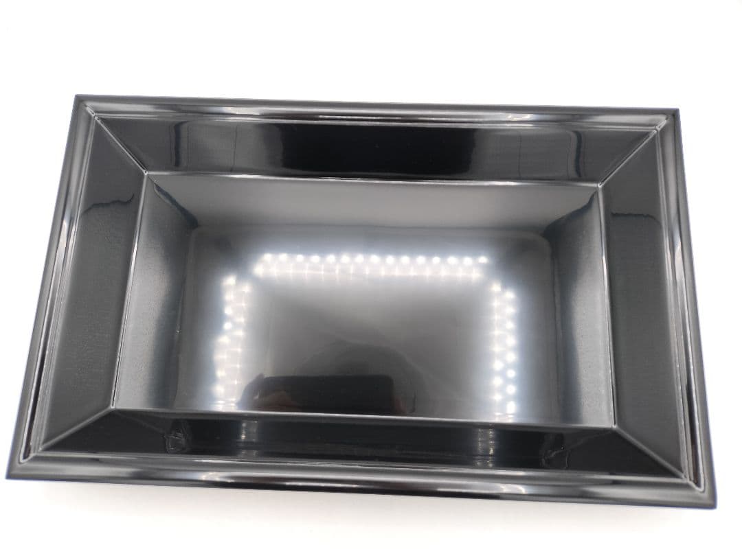 c885 茶歌舞伎セット 真塗盆 棗５ケ 袱紗紅 名乗紙4点セット 古物