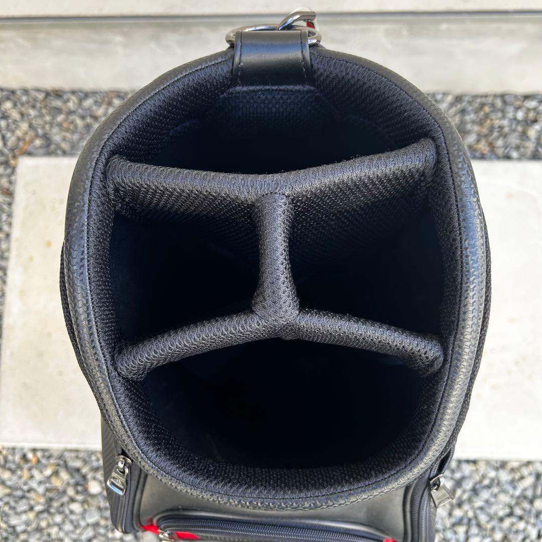 美品 アディダス ゴルフ adidas golf キャディバッグ 9.5型 黒