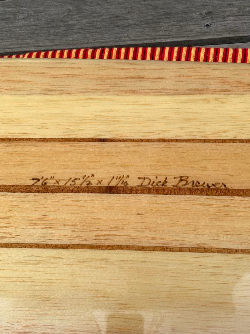 Dick Brewer ディックブルーワー サーフボードトウインフルバルサ