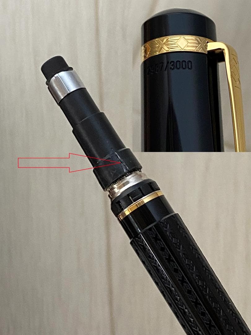 超美品 モンブラン 限定品 作家シリーズ ドストエフスキー シャーペン 修正有