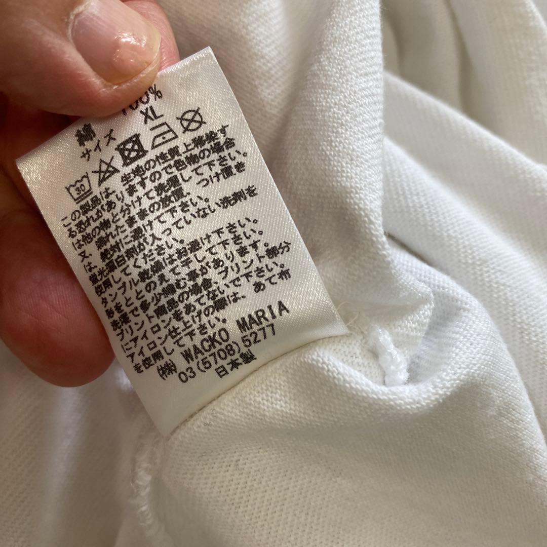 ワコマリア GUILTY PARTIES ホワイト フットボール Tシャツ XL