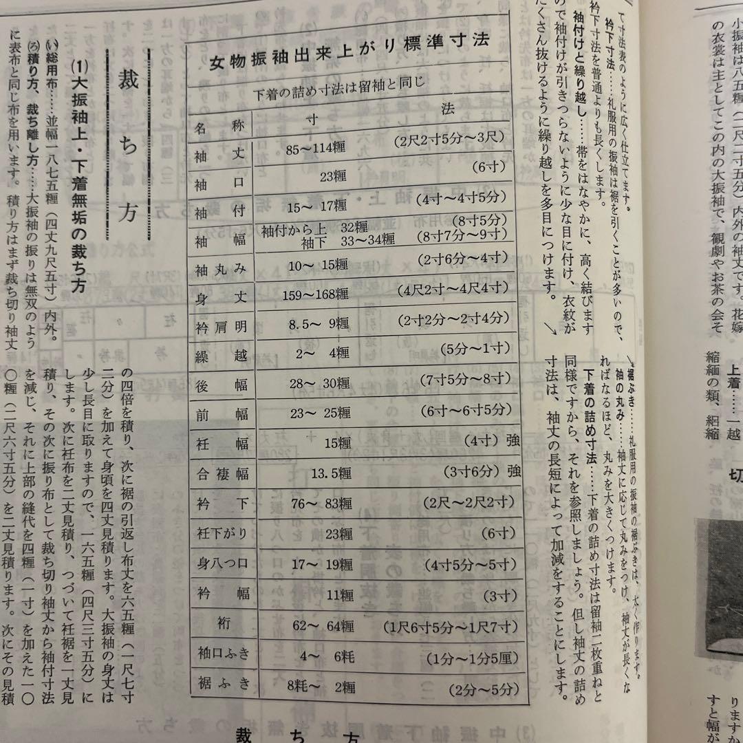 【初版】昭和38年発行　大妻コタカ著 和裁講座　図解説明 《前編後編2冊セット》