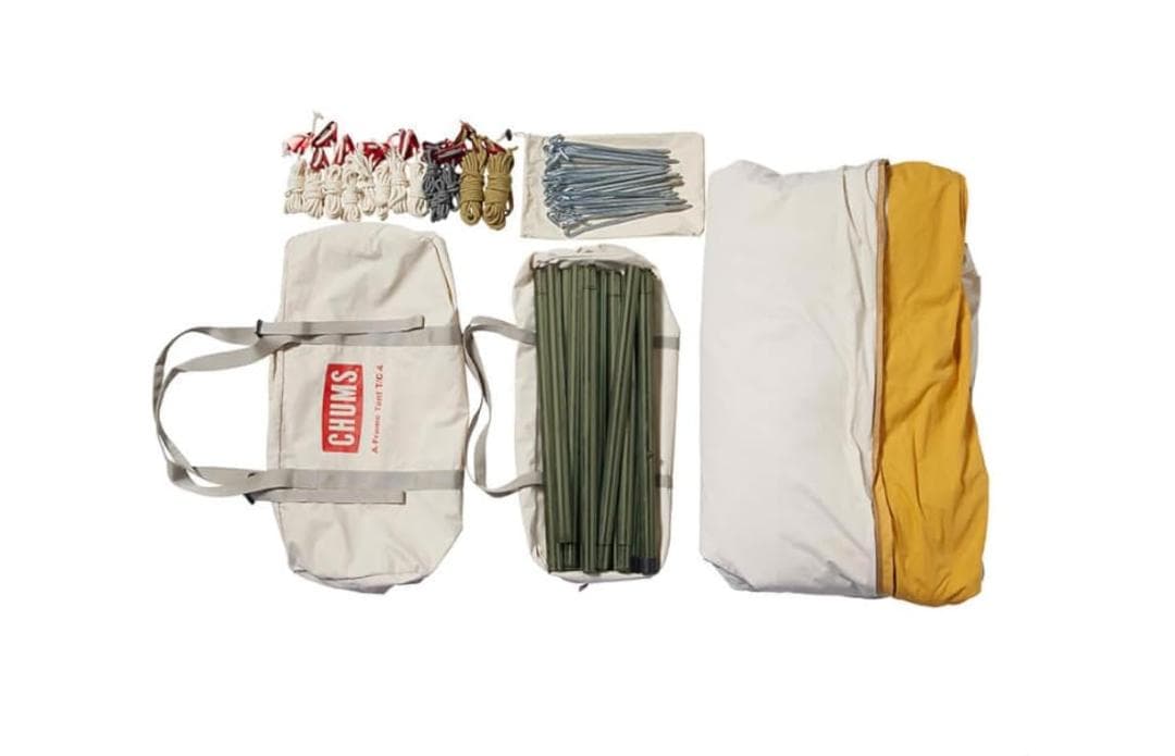 【新品未使用品／2個口】CHUMS チャムス エーフレームテントT/C 4