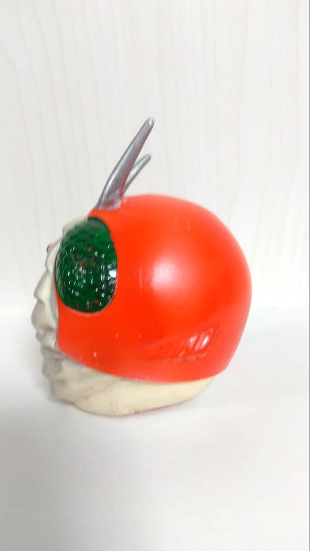 【美品】旧バンダイ　仮面ライダーV3 スタンダード マスク 面取れ ソフビ