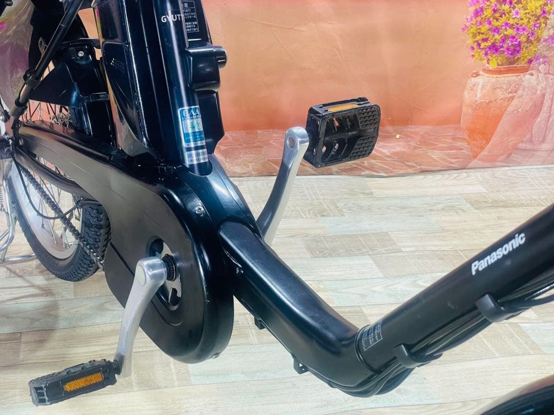 パナソニックギュット⭐️13AH！子供乗せ電動アシスト自転車Y3254