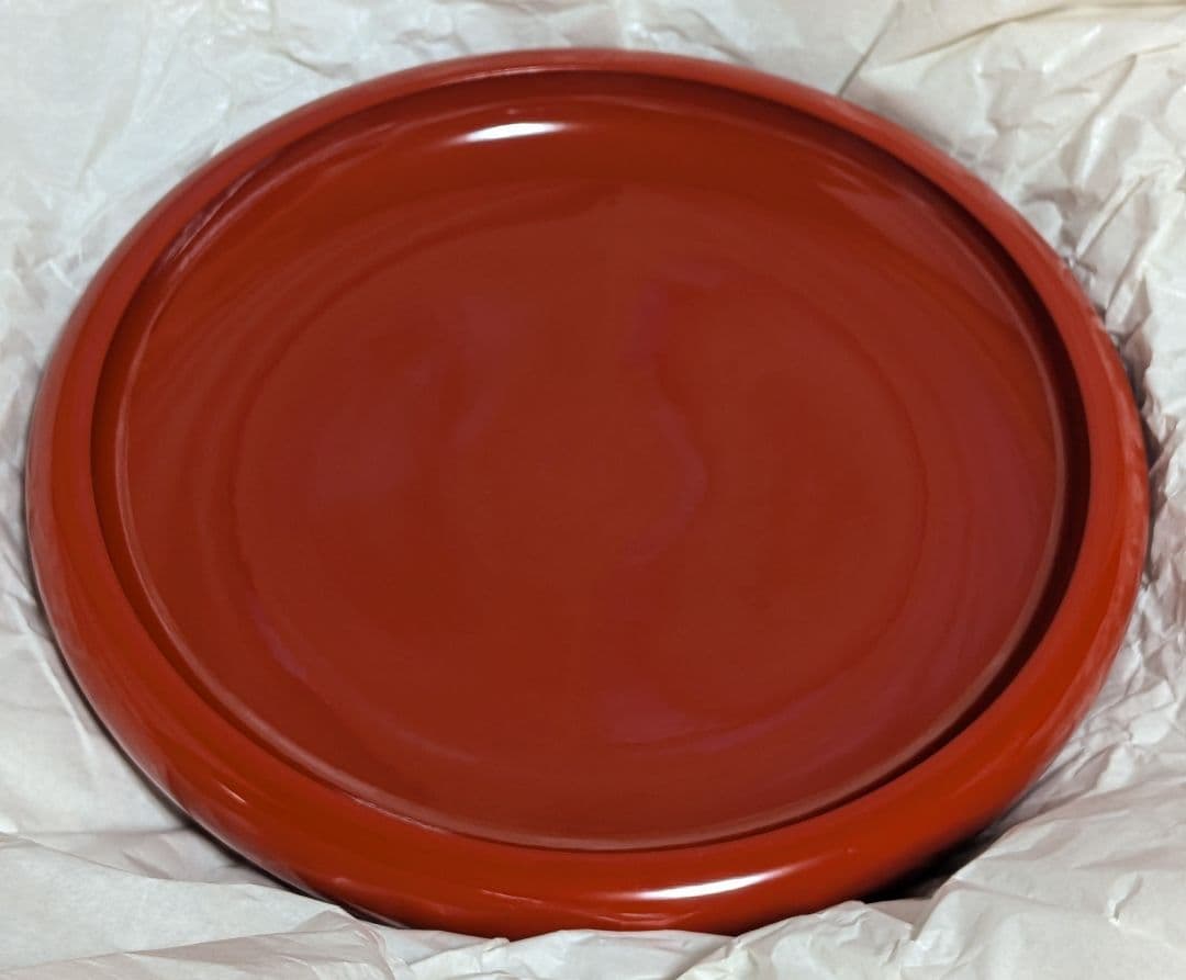 盛鉢　会津塗　本漆塗　35cm 新品未使用