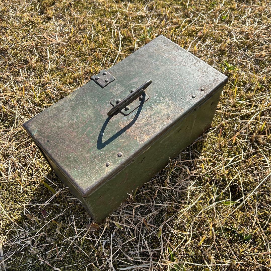 フランス　アンティーク　ツールボックス