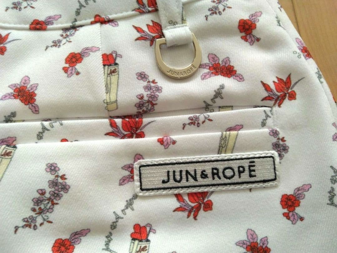 【新品】JUN & ROPE インナーパンツ一体型 花柄スカート サイズＳ