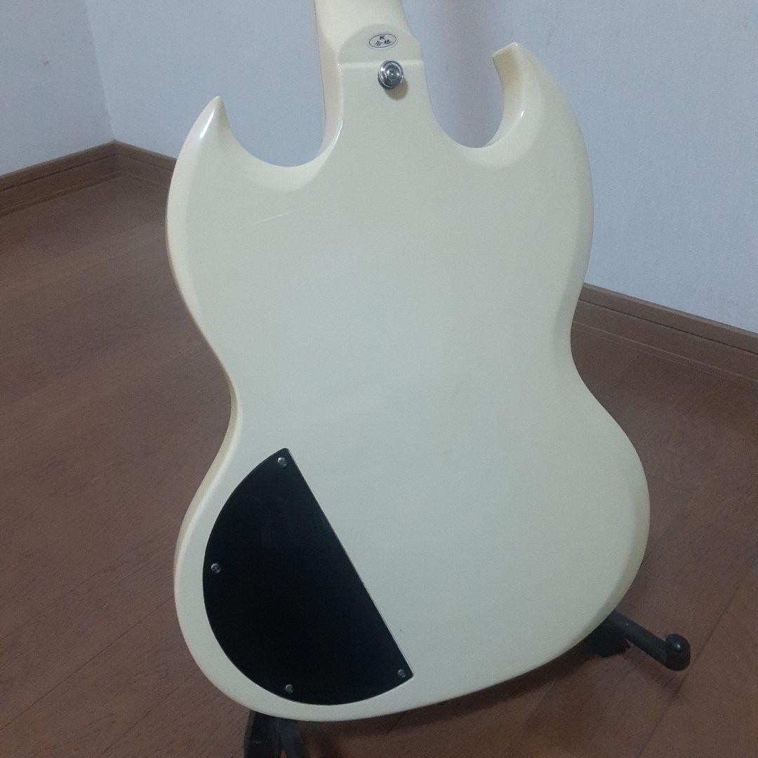 Photogenic SGスタイル エレキギター アイボリー　ケース付き