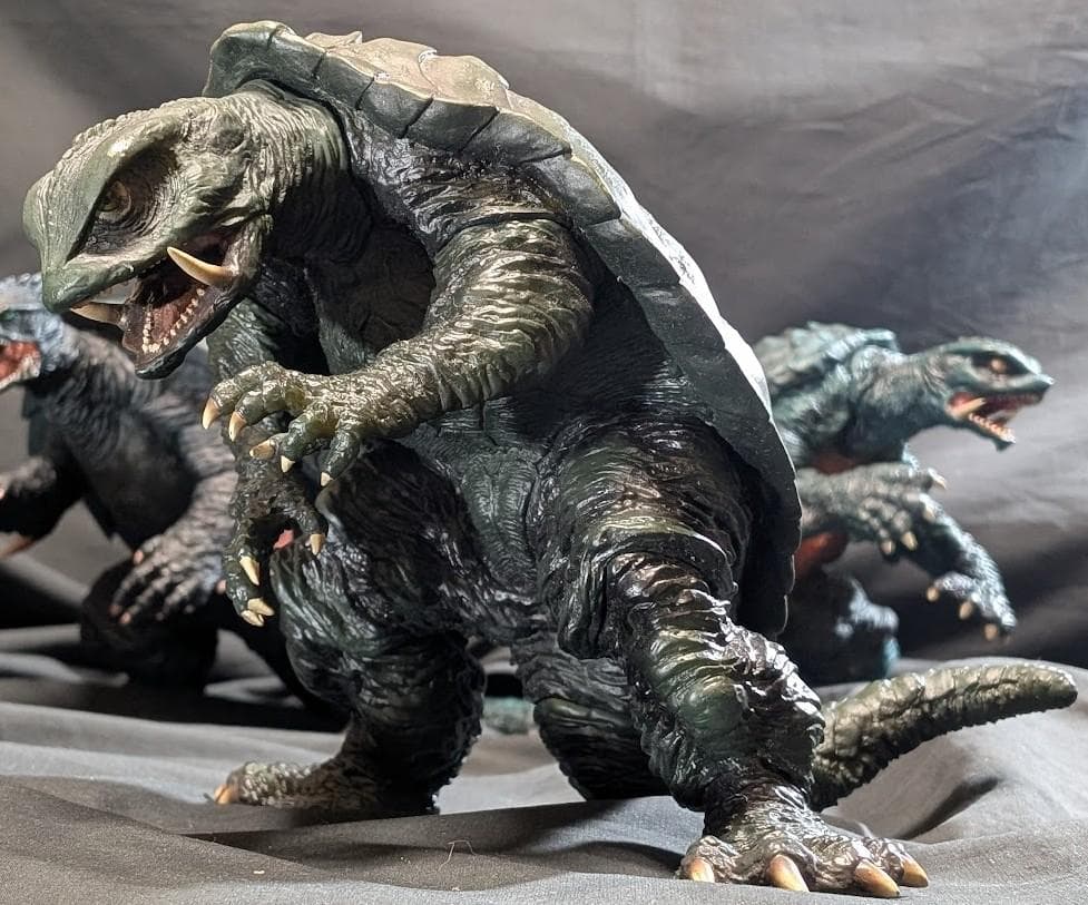 平成ガメラ95,96,99（エクスプラス）ソフビフィギュア３体セット