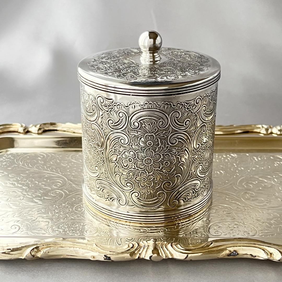 【Mappin & Webb】ティーキャディー マッピンアンドウェッブ