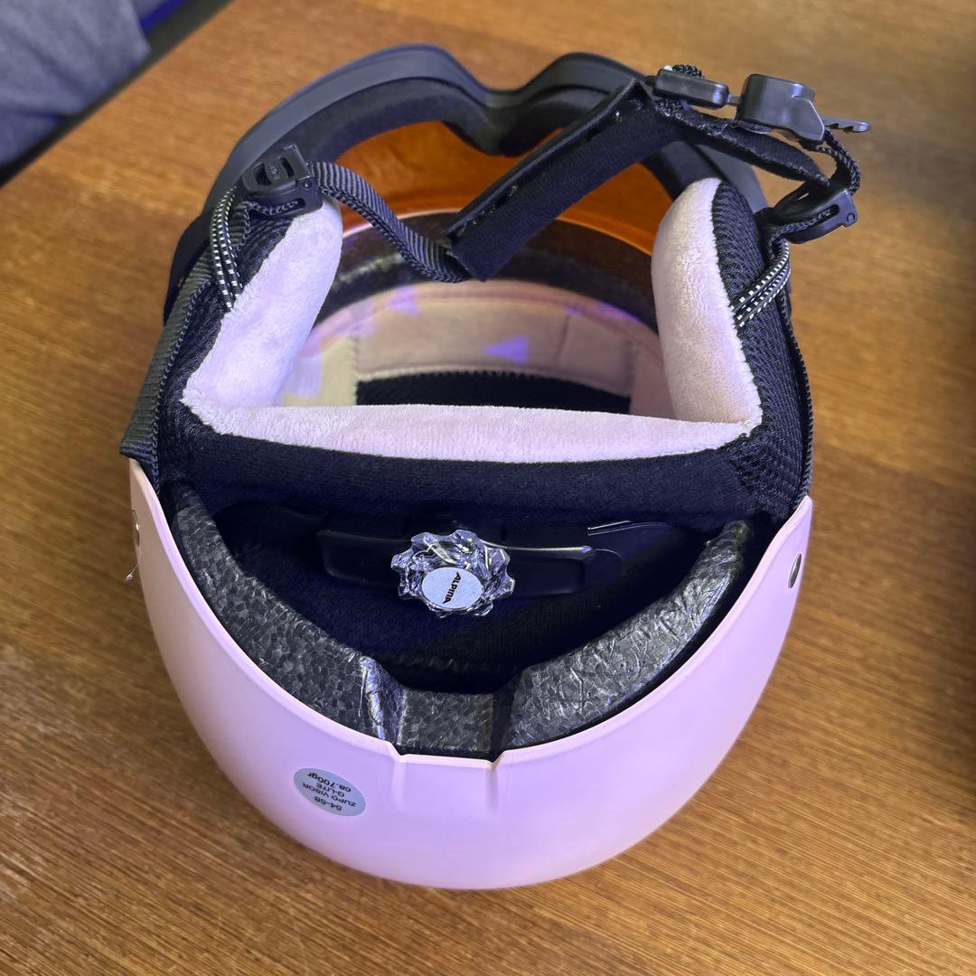 ALPINA バイザー付き ヘルメット キッズ用