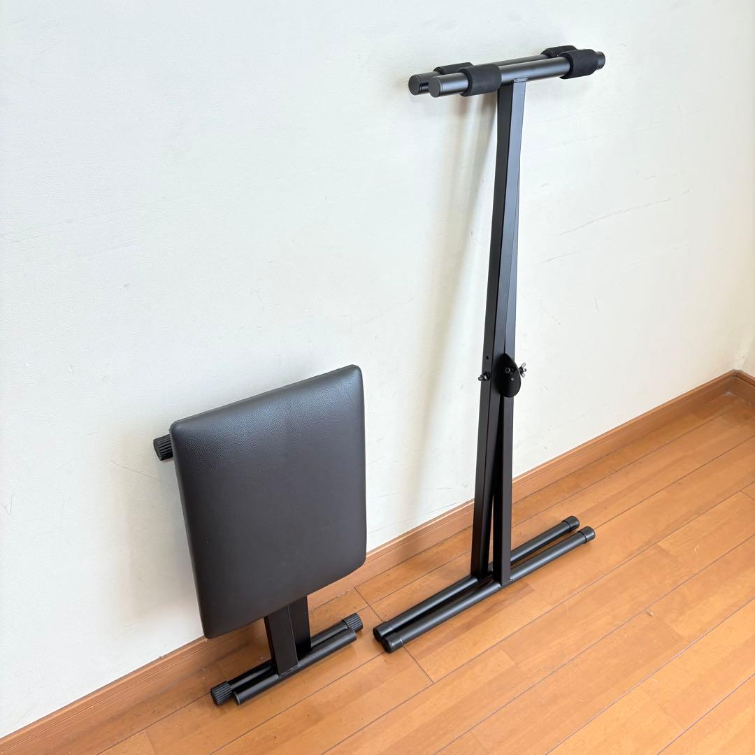 【美品・スタンド/椅子付属】折りたたみ式 充電式 88鍵盤 電子ピアノ