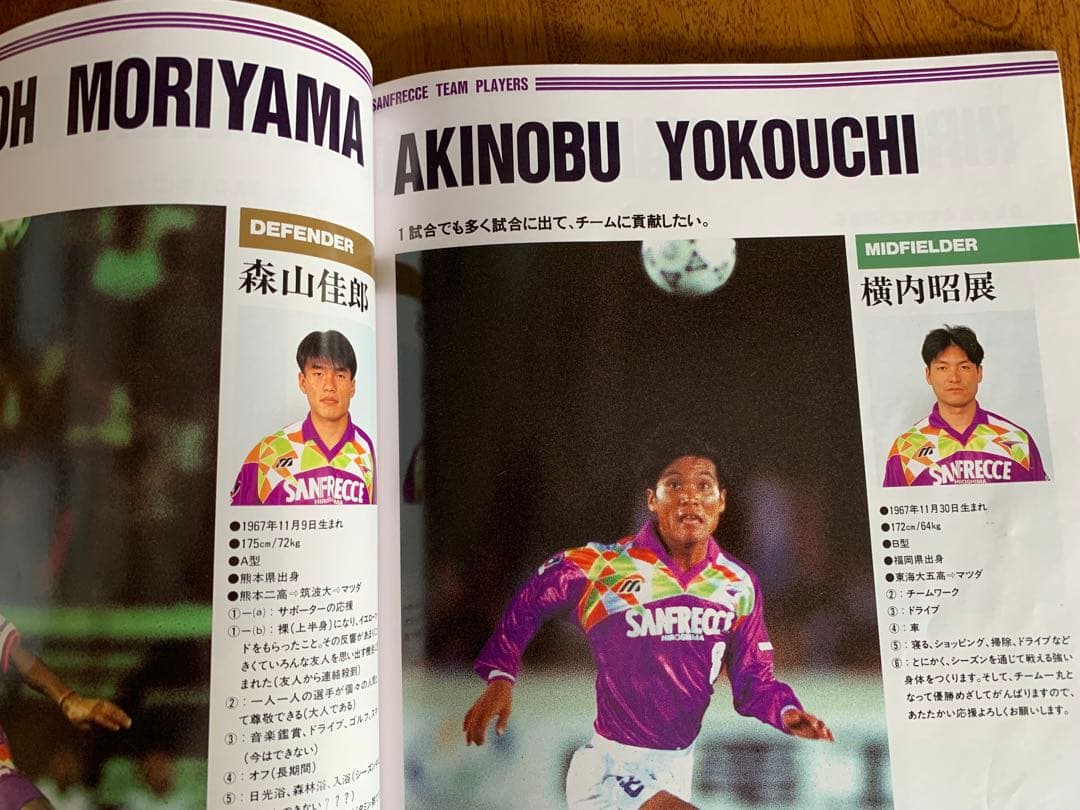 サンフレッチェ選手年鑑1994 レア商品