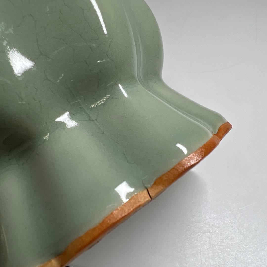 中国竜泉窯　青磁陰刻花入　高さ21.3㎝　東Y7-0804⭐︎2Fトヒト