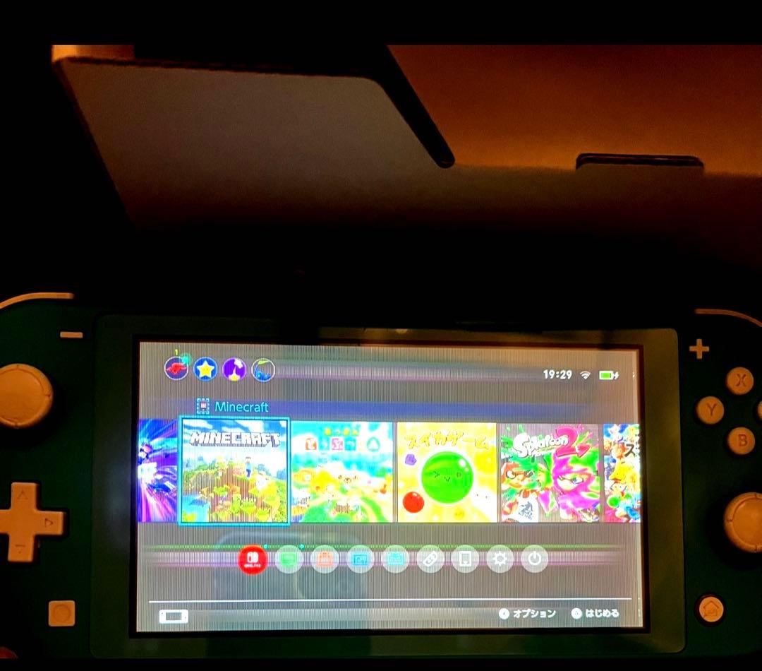 Nintendo Switch Lite本体　ケースジャンク品　ターコイズ
