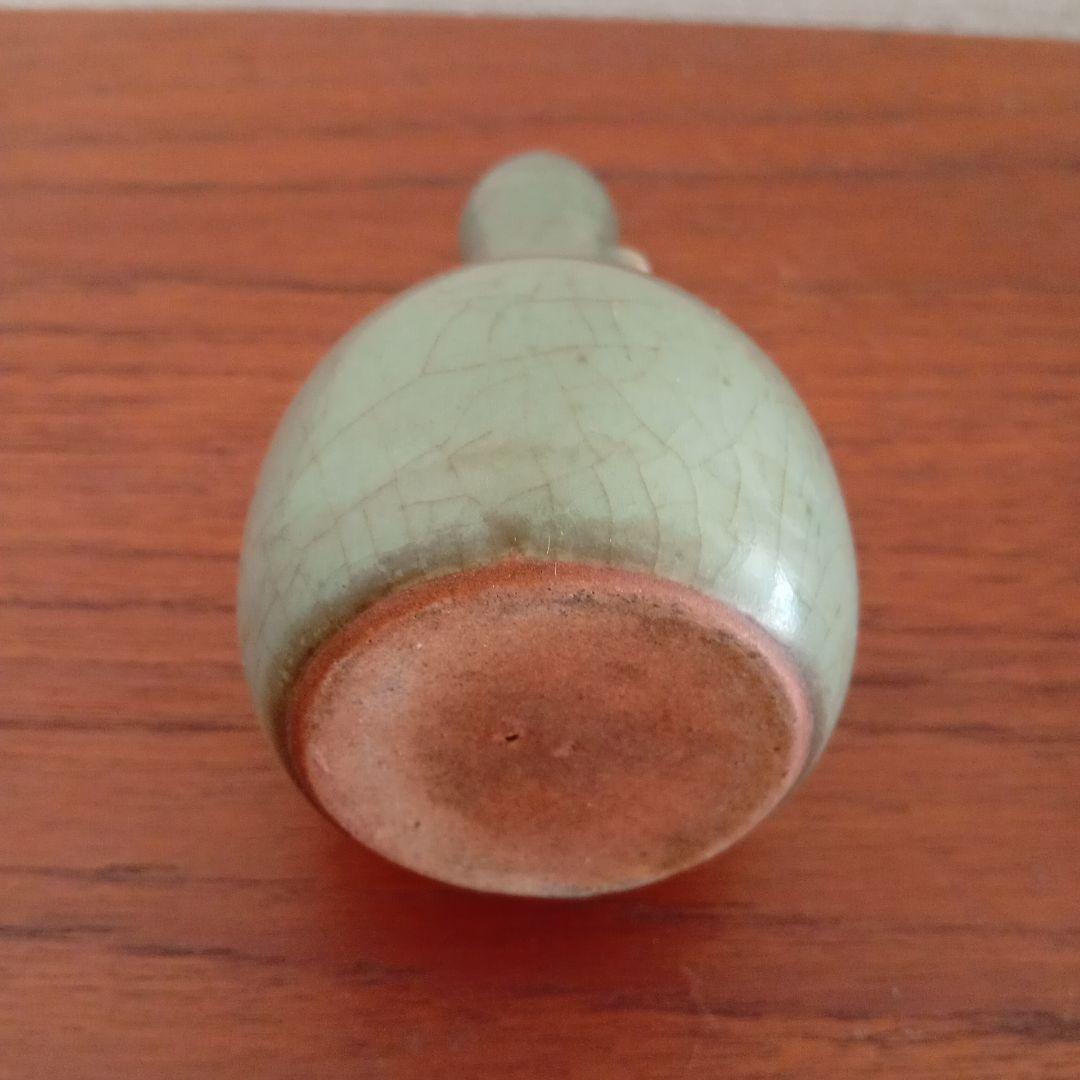 青磁　徳利　（古唐津、李朝、高麗）