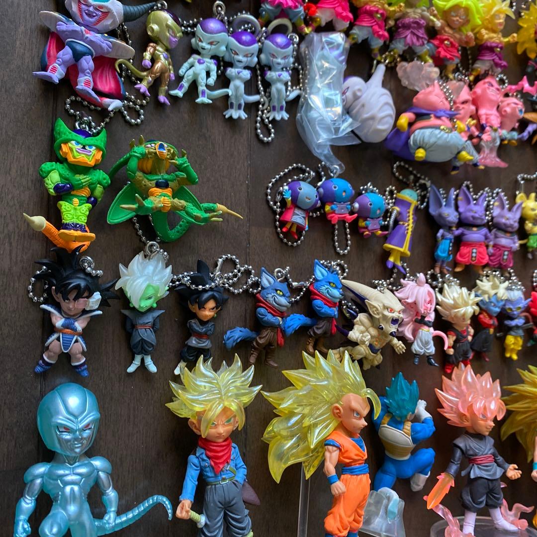 ドラゴンボール udmフィギュア キーホルダー hg ガチャ ストラップ