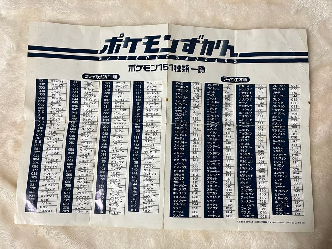 初代 バンダイ ポケモンずかん 中古品