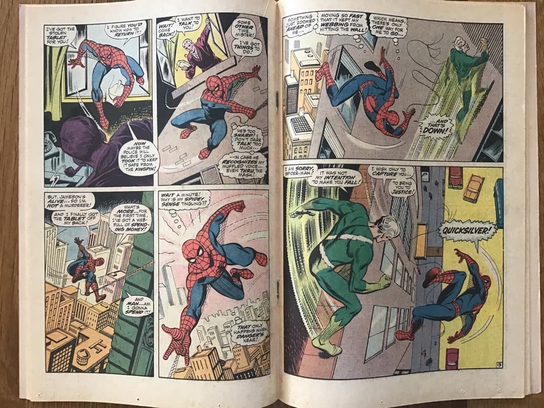 アメージングスパイダーマン #71 クイックシルバー❗️アメコミリーフ